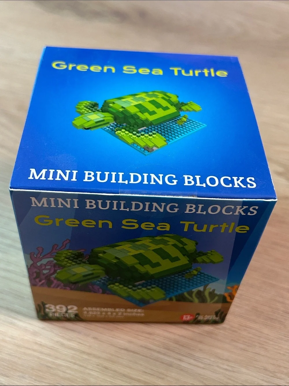 Mini Building Blocks Green Sea Turtle Toy Green Mini Building Blocks Sea Turtle